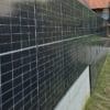 Solarna ograja na podpornem zidu